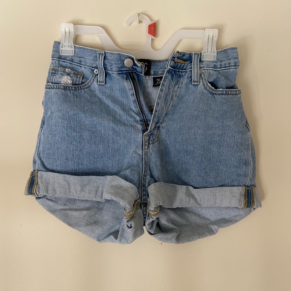 Urban BDG mom fit jean shorts